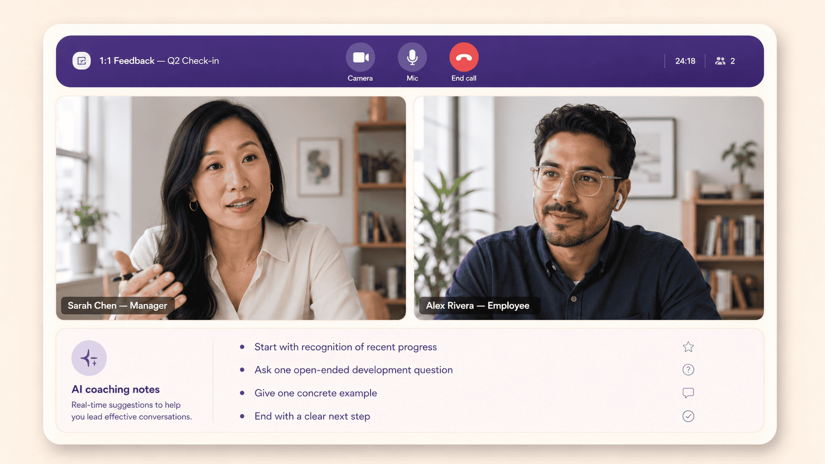 How AI Coaching Helps Managers Give Better Feedback with Coachello AI